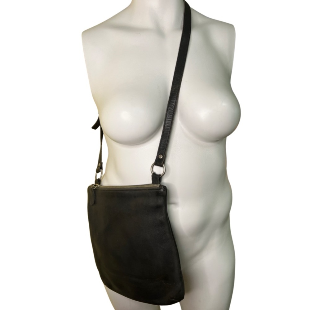 Vintage Leather Coach Crossbody Bag